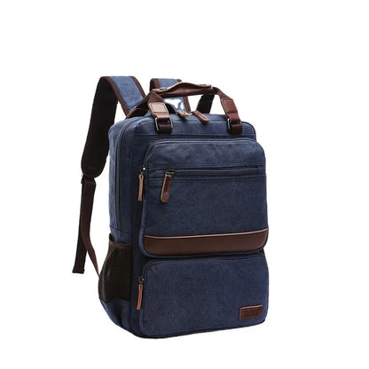 High capacity good quality canvas bags for men backpack outdoor sports bag canvas