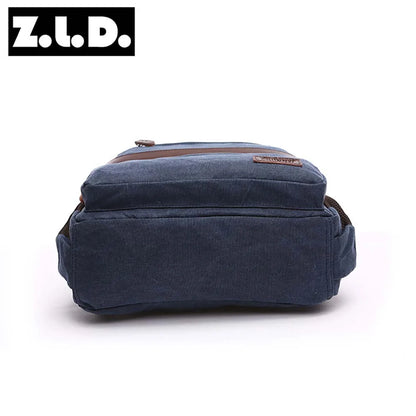 High capacity good quality canvas bags for men backpack outdoor sports bag canvas