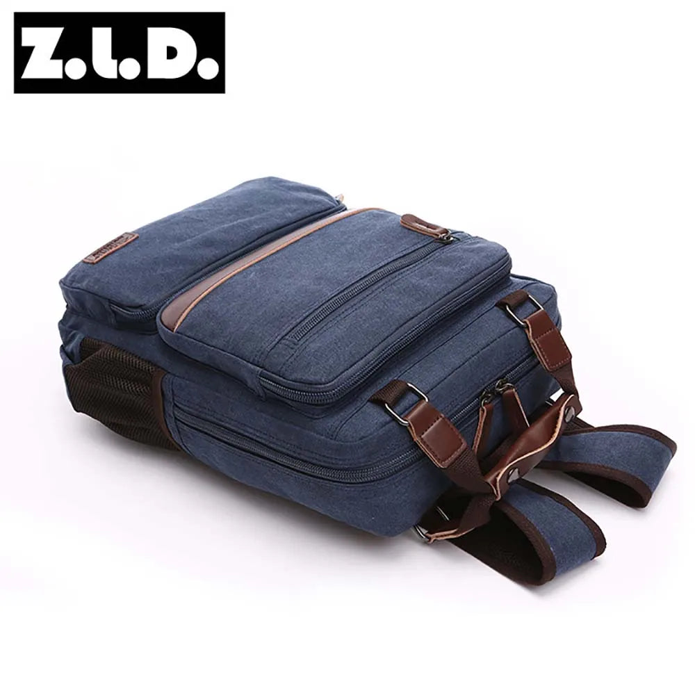 High capacity good quality canvas bags for men backpack outdoor sports bag canvas