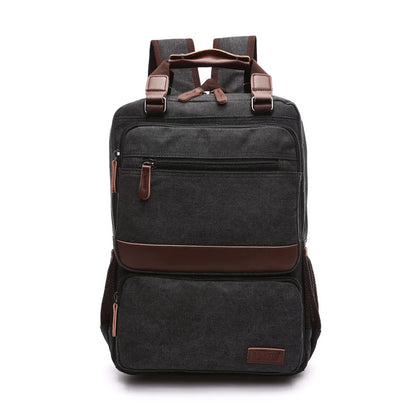 High capacity good quality canvas bags for men backpack outdoor sports bag canvas