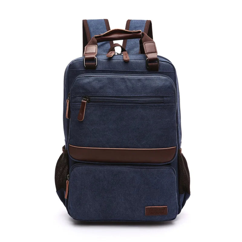 High capacity good quality canvas bags for men backpack outdoor sports bag canvas