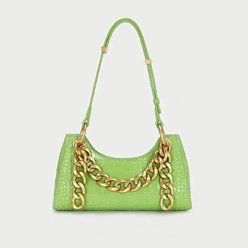 High-end Niche Design Baguette Bag Genuine Leather Women's Bag 2024 New Shoulder Bags Tote Bag Designer Luxury Handbags Purse
