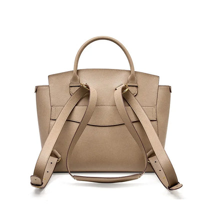 High-end Women's 2024Design Genuine Leather Backpack Commuter Large-capacity Handbag Women Computer Briefcase Leisure Travel Bag