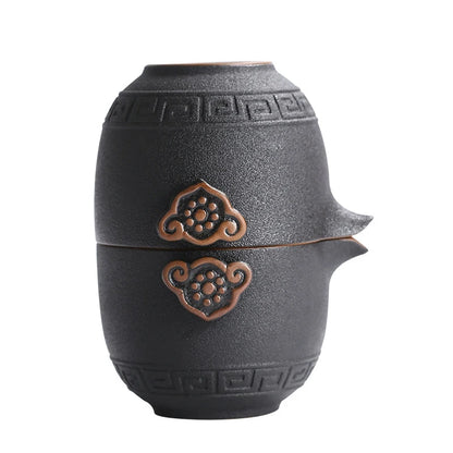 High grade Chinese Tea Travel Tea Set Kung Fu TeaSet Ceramic Portable Teapot Porcelain Teaset Gaiwan Tea Cups of Tea Ceremony