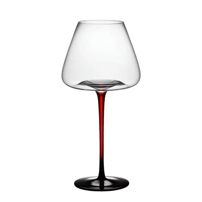 High-grade Luxury Black Tie Burgundy Red Wine Glass Flute Champagne Glass Glasses for Drinks Cup for Alcohol Wineglass Cups Shot