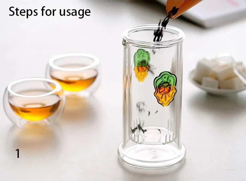 High quality Heat-resistant Glass Tea Pot,Chinese Kung Fu Flower Teapot With Filter Coffee Kettle,Beautiful and easy teapot