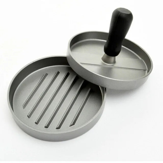 High quality Round Shape Hamburger Press Aluminum Alloy 11 cm Hamburger Meat Beef Grill Burger Press Kitchen Food Mold