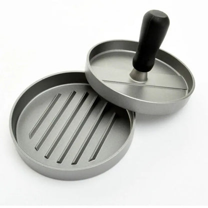 High quality Round Shape Hamburger Press Aluminum Alloy 11 cm Hamburger Meat Beef Grill Burger Press Kitchen Food Mold