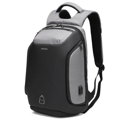 High quality men backpack woman Business outdoors backpack travel 15.6 Laptop backpack With USB Charge school Bagpack Shoe bag