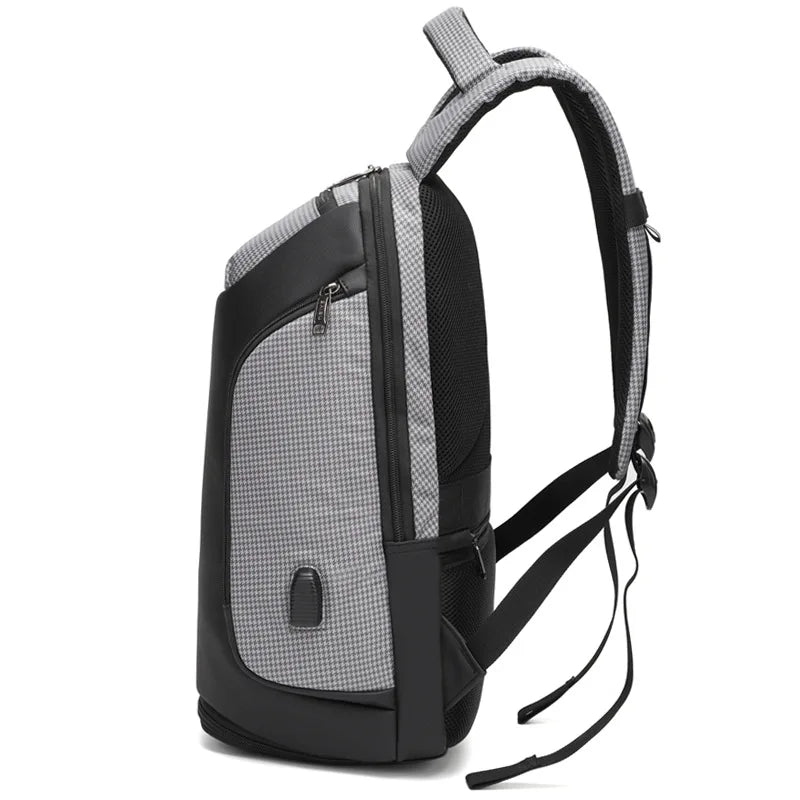 High quality men backpack woman Business outdoors backpack travel 15.6 Laptop backpack With USB Charge school Bagpack Shoe bag