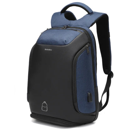 High quality men backpack woman Business outdoors backpack travel 15.6 Laptop backpack With USB Charge school Bagpack Shoe bag