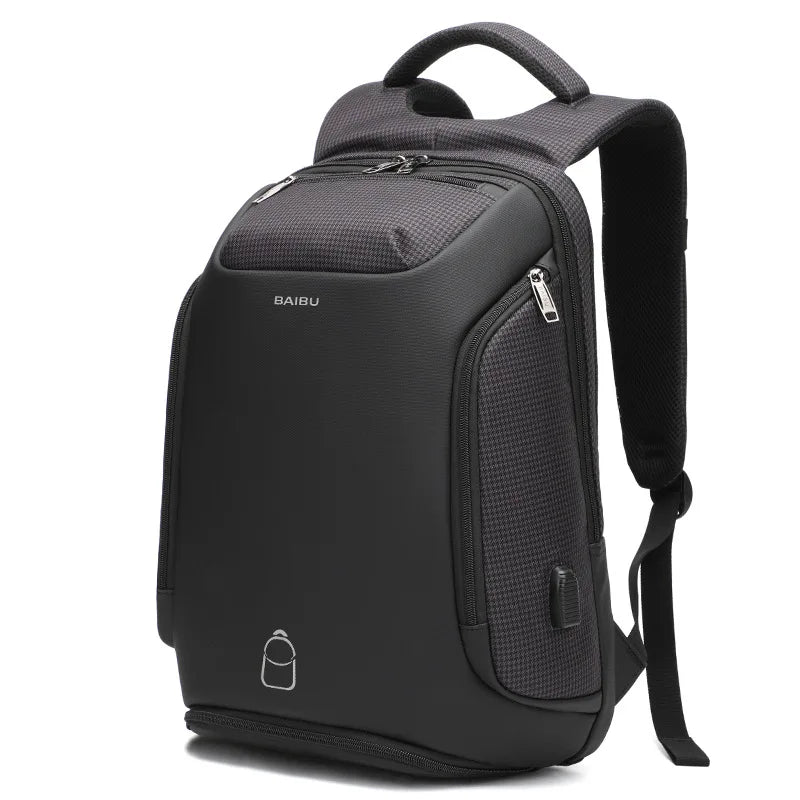 High quality men backpack woman Business outdoors backpack travel 15.6 Laptop backpack With USB Charge school Bagpack Shoe bag