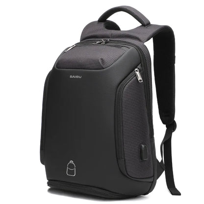 High quality men backpack woman Business outdoors backpack travel 15.6 Laptop backpack With USB Charge school Bagpack Shoe bag