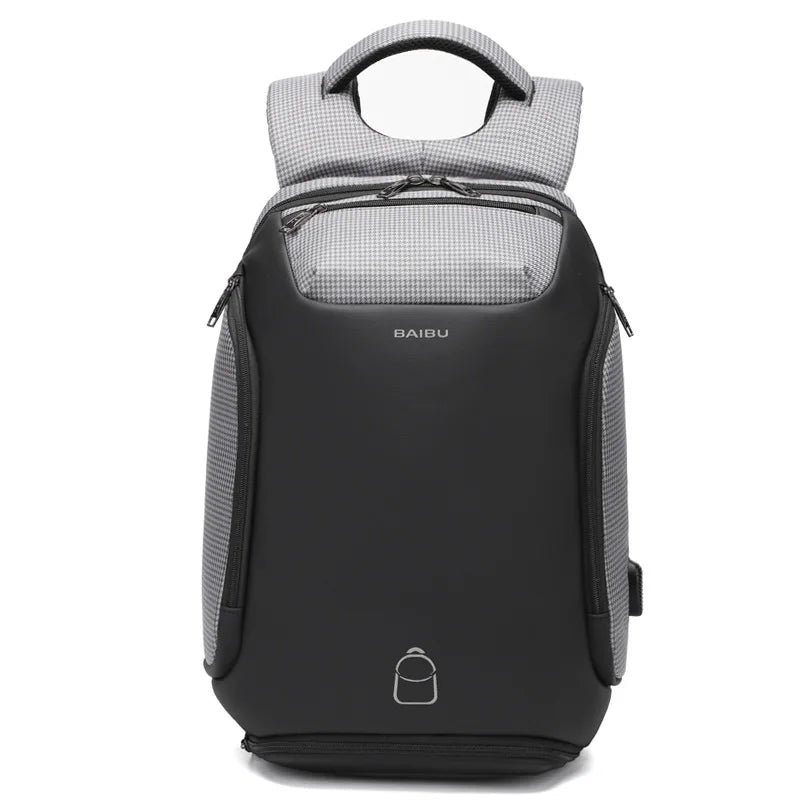 High quality men backpack woman Business outdoors backpack travel 15.6 Laptop backpack With USB Charge school Bagpack Shoe bag