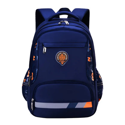High quality nylon children school backpack for teenagers boys girls British style kids schoolbag Orthopedic School bags Mochila