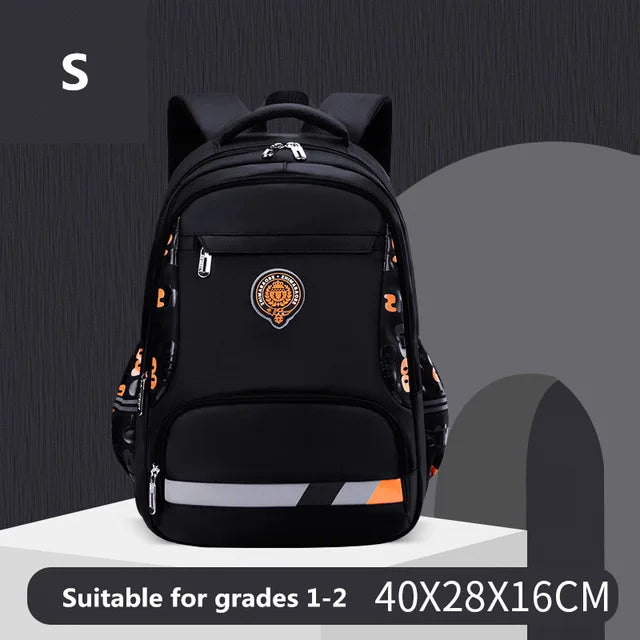 High quality nylon children school backpack for teenagers boys girls British style kids schoolbag Orthopedic School bags Mochila