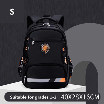 High quality nylon children school backpack for teenagers boys girls British style kids schoolbag Orthopedic School bags Mochila