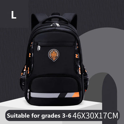 High quality nylon children school backpack for teenagers boys girls British style kids schoolbag Orthopedic School bags Mochila