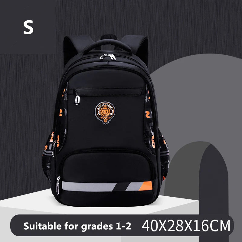 High quality nylon children school backpack for teenagers boys girls British style kids schoolbag Orthopedic School bags Mochila