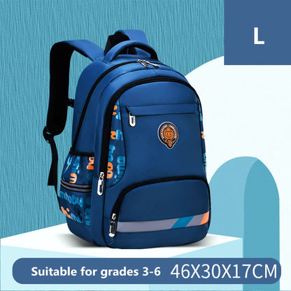 High quality nylon children school backpack for teenagers boys girls British style kids schoolbag Orthopedic School bags Mochila