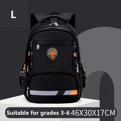 High quality nylon children school backpack for teenagers boys girls British style kids schoolbag Orthopedic School bags Mochila