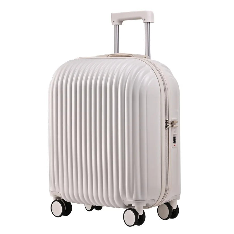 High-value bread suitcase, 18-inch ultra-light cabin suitcase, women's small lockbox, men's 20-inch trolley luggage