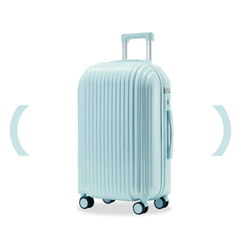 High-value bread suitcase ultra-light pressure-resistant boarding female small password box male 20-inch pull rod travel luggage