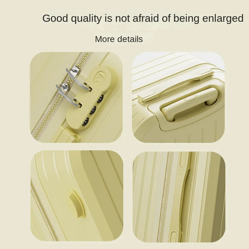 High-value small luggage boarding box 20 inch student travel universal wheel mute mother luggage case