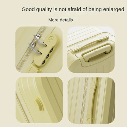 High-value small luggage boarding box 20 inch student travel universal wheel mute mother luggage case