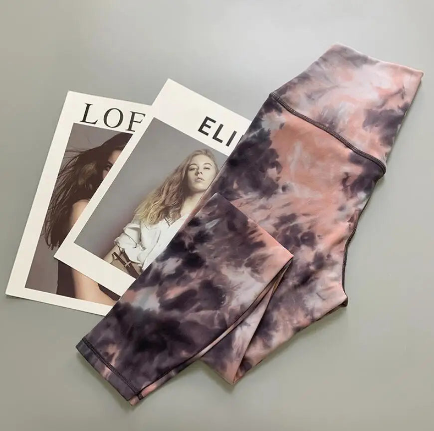 High waisted leggings for women's sports fitness and tight fitting in autumn and winter