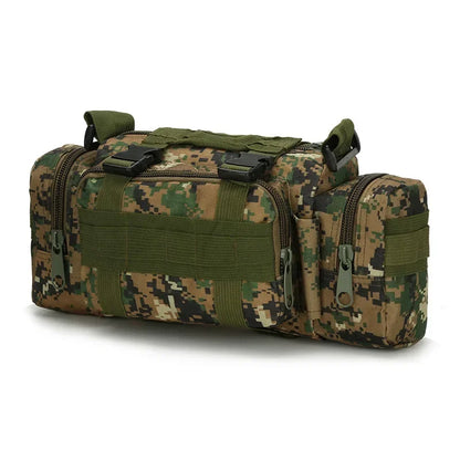 Hiking Outdoor Waist Bag 600D Waterproof Oxford Climbing Shoulder Bags Tactical Fishing Camping Pouch Bag New 2024