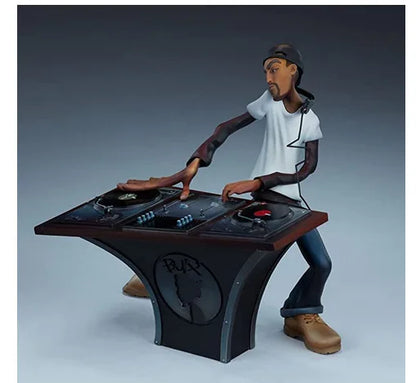 Hip Hop Singer Resin Figurines Decoration Rapper Star Sculpture Modern Art Resin Crafts for Desktop Decoration Home Decor Gift