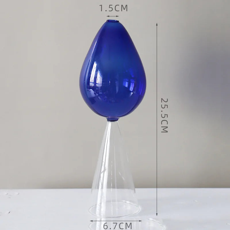 Home Decore Glass Vase Living Room Decoration Crystal Vase Glass Container Modern Hydroponic Plant Wedding Decoration Gift