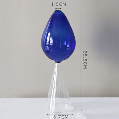 Home Decore Glass Vase Living Room Decoration Crystal Vase Glass Container Modern Hydroponic Plant Wedding Decoration Gift