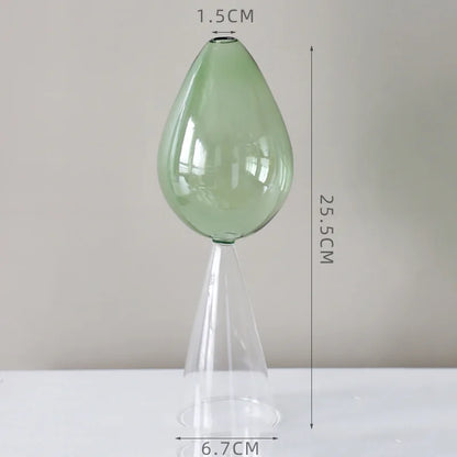 Home Decore Glass Vase Living Room Decoration Crystal Vase Glass Container Modern Hydroponic Plant Wedding Decoration Gift