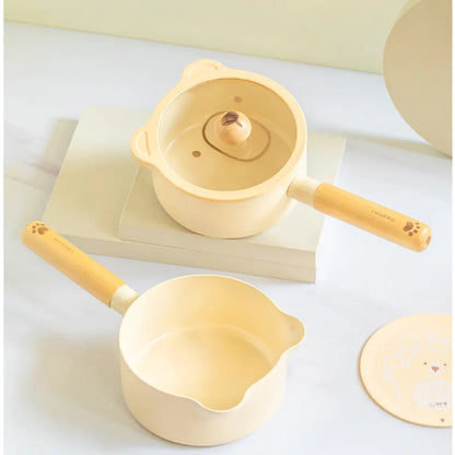 Home Non-stick Frying Pan Healthy Ceramic Ustenes Of Cuisine Multifunctional Cooking Pots Heat Conduction Uniform Soup Pot