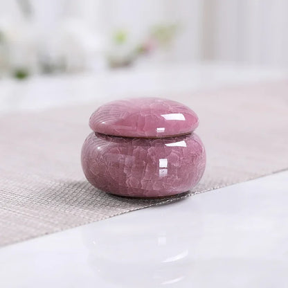 Home Sealed Tea Jar Coffee Powder Canister Chinese Ceramics Tea Caddy Travel Tea Bag Kitchen Spice Containers Candy Storage Tank