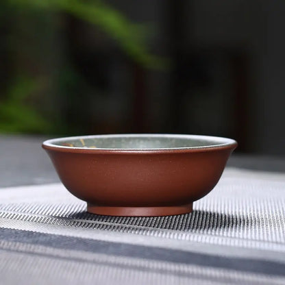 Home and Play Master Cup Yixing Zisha Cup Raw Ore Purple Clay Handmade Clay Painting High-End Tea Cup One Piece Dropshipping