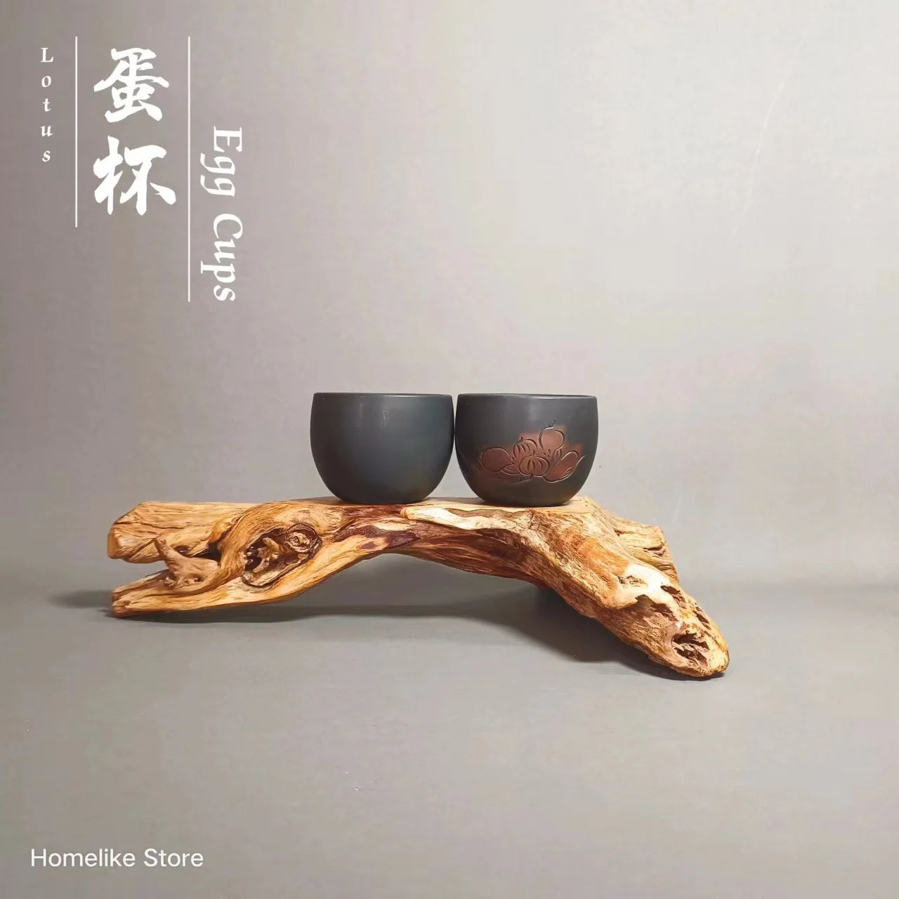 Homelike Jianshui Purple Clay Handmade  Lotus Master Cup Tea Ceremony Ceramic Tea  TeaCups  Kung Fu Tea Set Drinkware