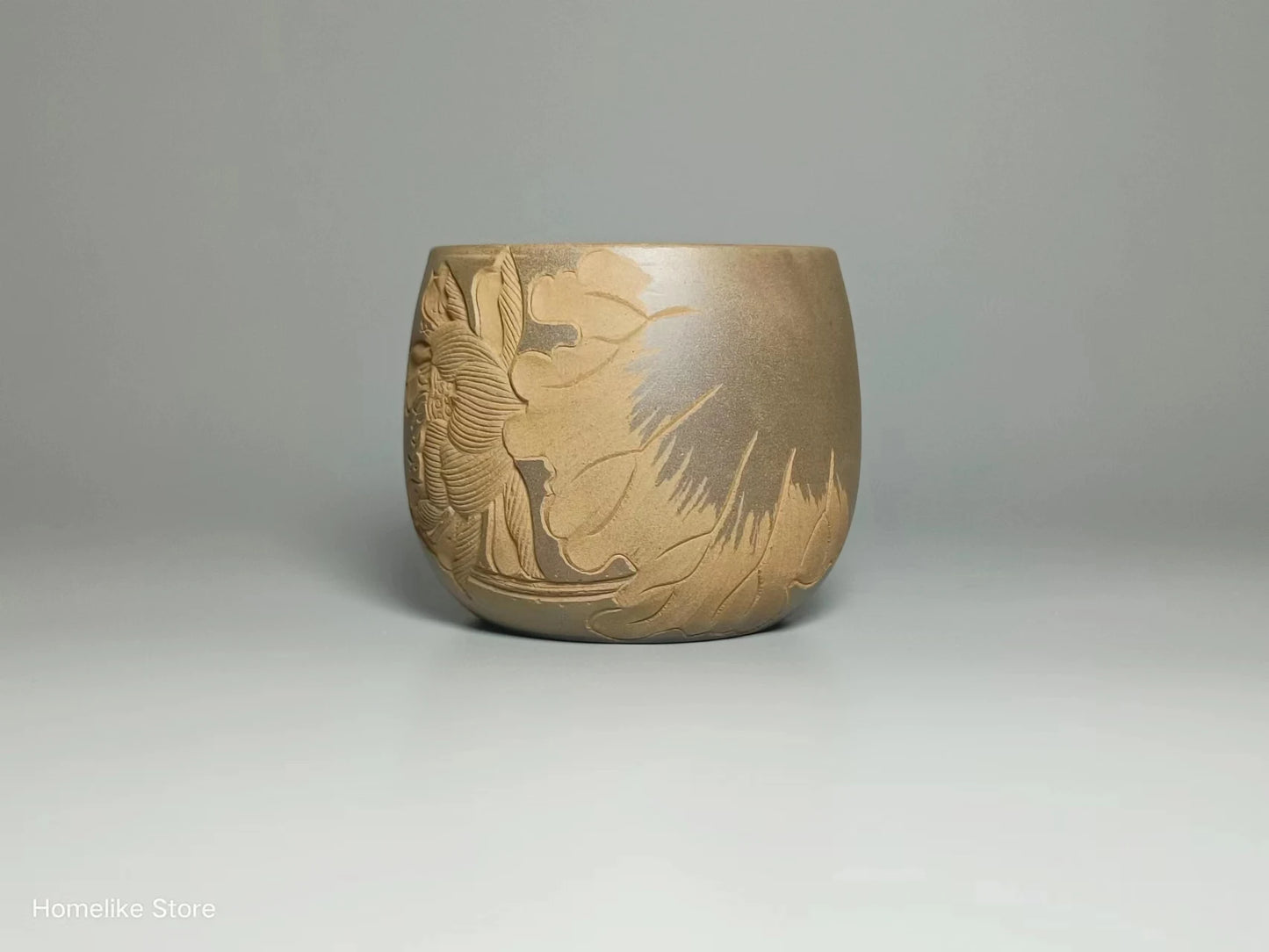 Homelike Qinzhou Ceramic  nixing Tao(Not Yixing Clay)  Handmade Master teacup for Puer oolong Kung Fu Gift For Festival