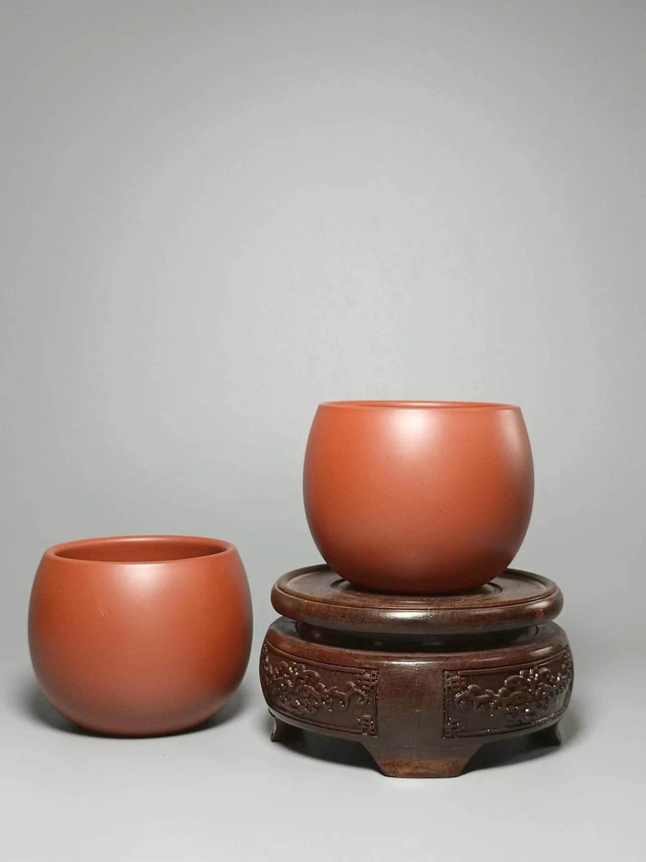 Homelike Qinzhou Handmade Cup Ceramic  nixing Tao(Not Yixing Clay) Master teacup for Puer oolong Kung Fu Gift For Festival