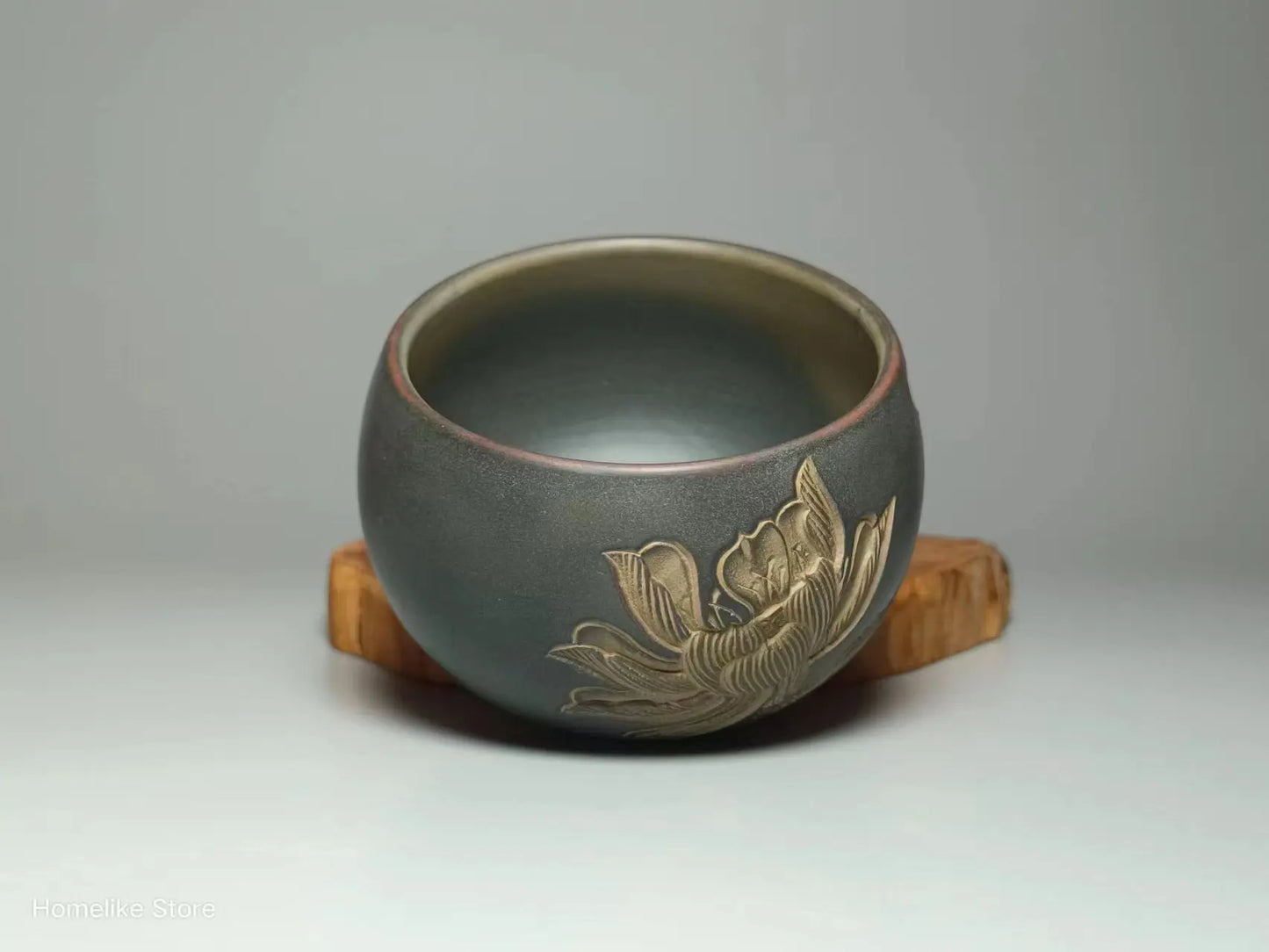 Homelike Qinzhou Handmade Cup Ceramic  nixing Tao(Not Yixing Clay) Master teacup for Puer oolong Kung Fu Gift For Festival