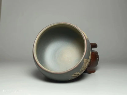 Homelike Qinzhou Handmade Cup Ceramic  nixing Tao(Not Yixing Clay) Master teacup for Puer oolong Kung Fu Gift For Festival