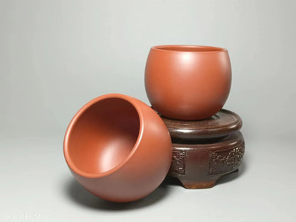 Homelike Qinzhou Handmade Cup Ceramic  nixing Tao(Not Yixing Clay) Master teacup for Puer oolong Kung Fu Gift For Festival