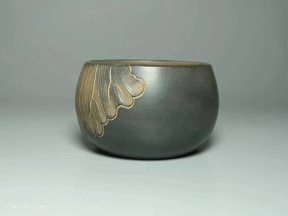 Homelike Qinzhou Handmade Cup Ceramic  nixing Tao(Not Yixing Clay) Master teacup for Puer oolong Kung Fu Gift For Festival