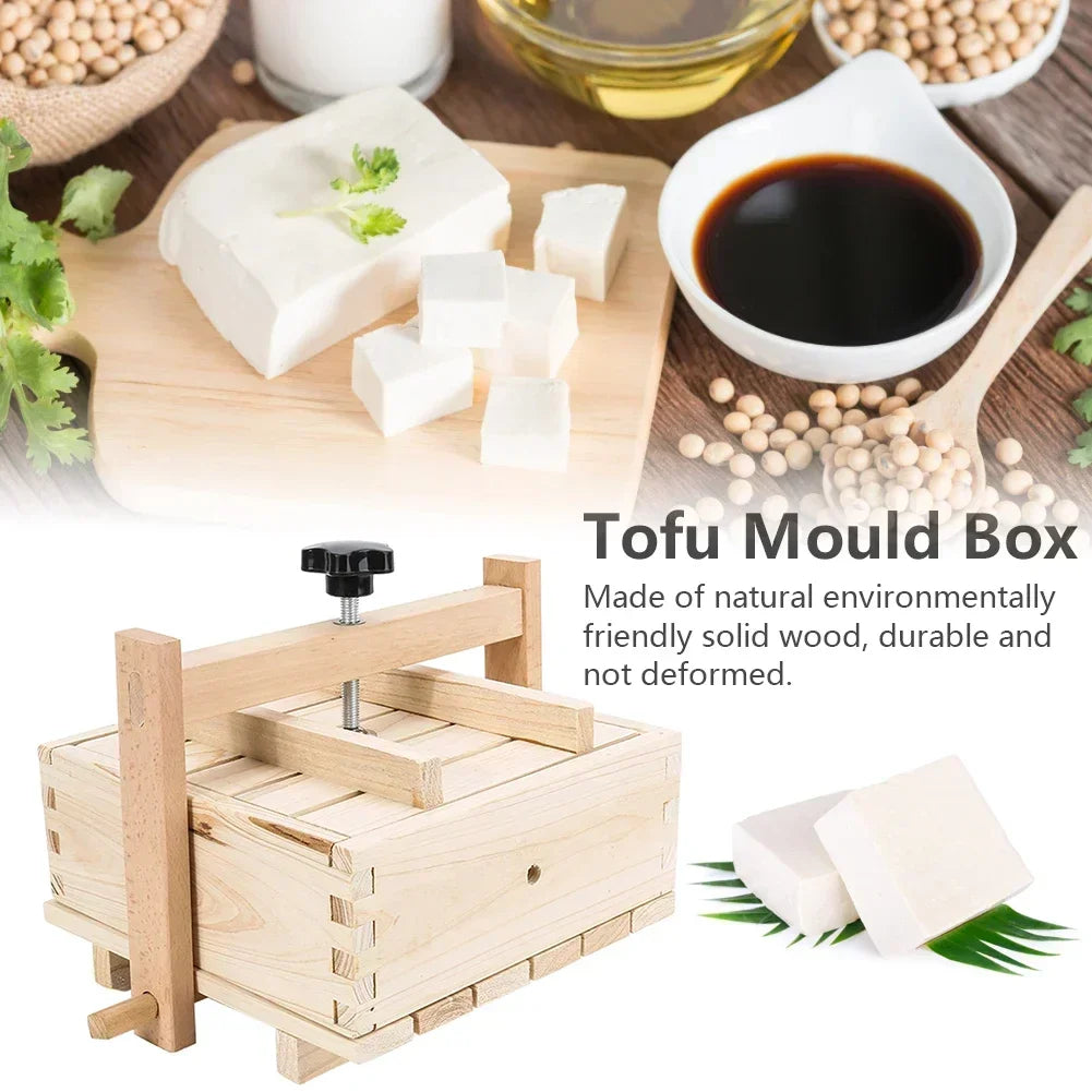 Homemade Tofu Cheese Making Machine And Cloth Pressing Machine With Three Cheese Cloth For Making Tofu Mold Frame