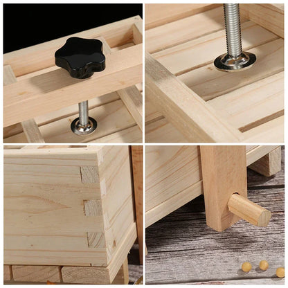 Homemade Tofu Cheese Making Machine And Cloth Pressing Machine With Three Cheese Cloth For Making Tofu Mold Frame