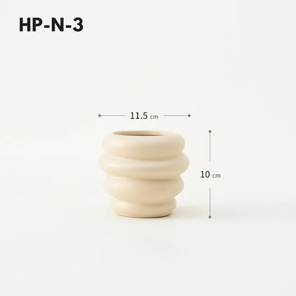 Honey Pot Shape Storage Barrel Stationery Makeup Pen Barrel Tableware Chopsticks Barrel Ceramic Pot Vase Ornaments