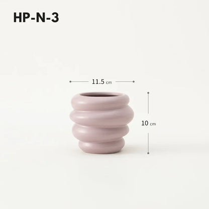 Honey Pot Shape Storage Barrel Stationery Makeup Pen Barrel Tableware Chopsticks Barrel Ceramic Pot Vase Ornaments