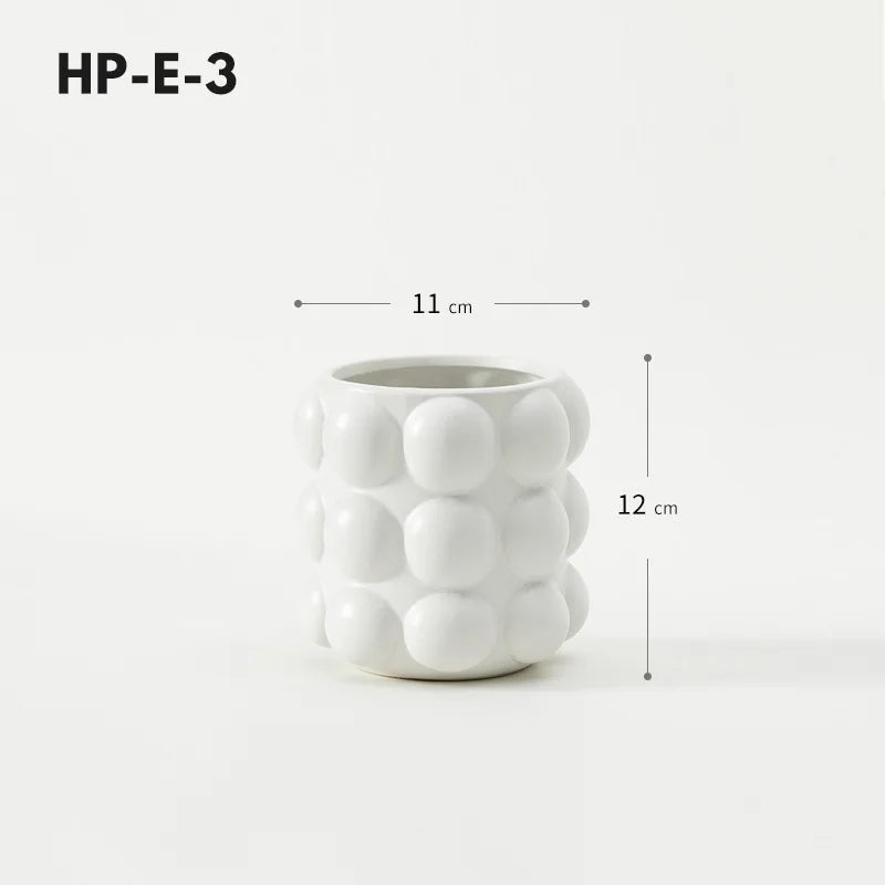 Honey Pot Shape Storage Barrel Stationery Makeup Pen Barrel Tableware Chopsticks Barrel Ceramic Pot Vase Ornaments